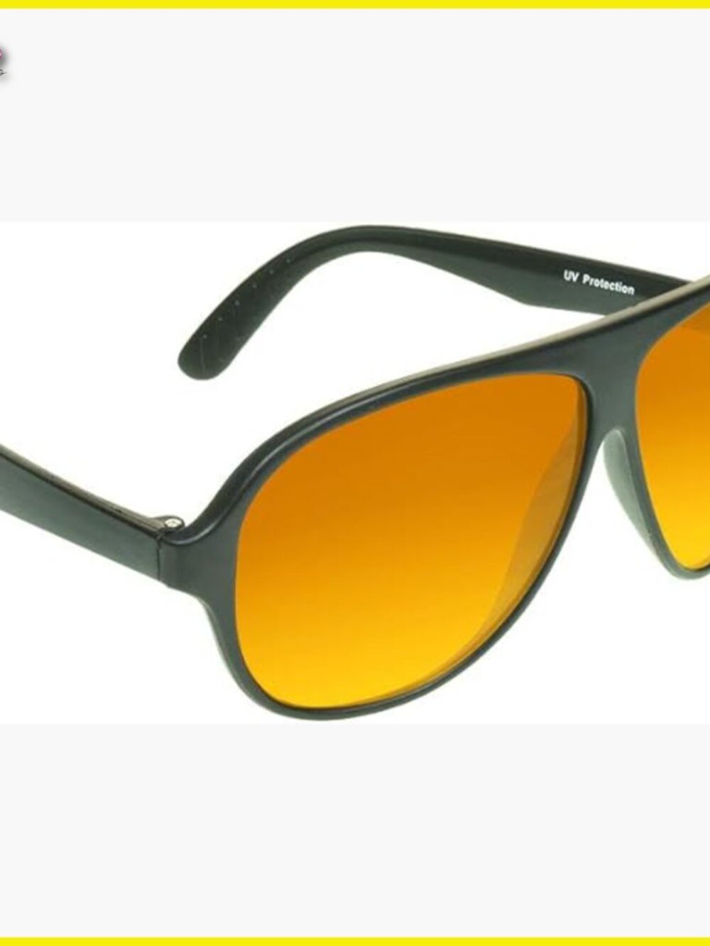 Retro Aviator Sunglasses Blue Light Blocking Classic Lightweight Plastic Frame